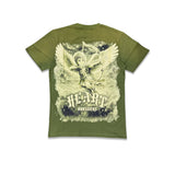 Denimicity Men's Heart Breaker Tee Olive/Beige