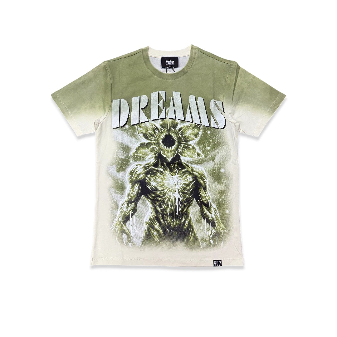 Denimicity Men's Dreams From The Other Side Tee Olive/Beige