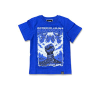 Denimicity kids Rule Or Be Ruled Tee Royal blue/White