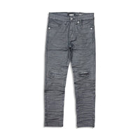 Noble Essential Kids Wide Cut Patched Jeans Faded Charcoal Wash