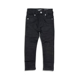 Noble Essential Kids Wide Cut Patched Jeans Black