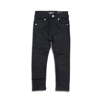 Noble Essential Kids Wide Cut Patched Jeans Black