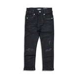 Noble Essential Kids Cut Patched Jeans Black