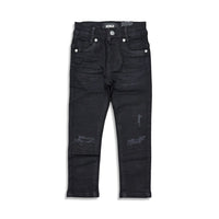 Noble Essential Kids Cut Patched Jeans Black
