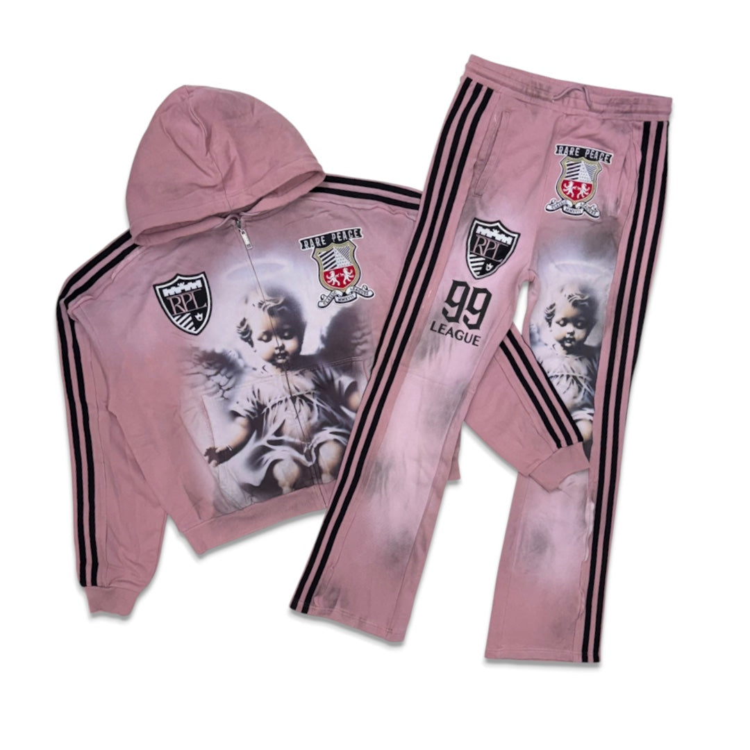 Rare Peace League Jogger Set Dust Pink