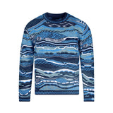 Coogi Australia Crewneck Sweater Robina Blues Multi