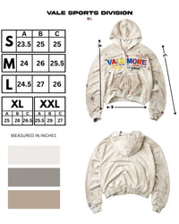 Vale Forever Sunday Zip Up Hoodie Cream