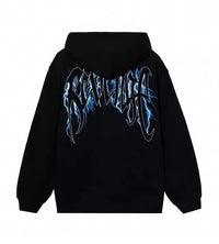 Revenge Lighting Arch Logo Hoodie Black/Blue