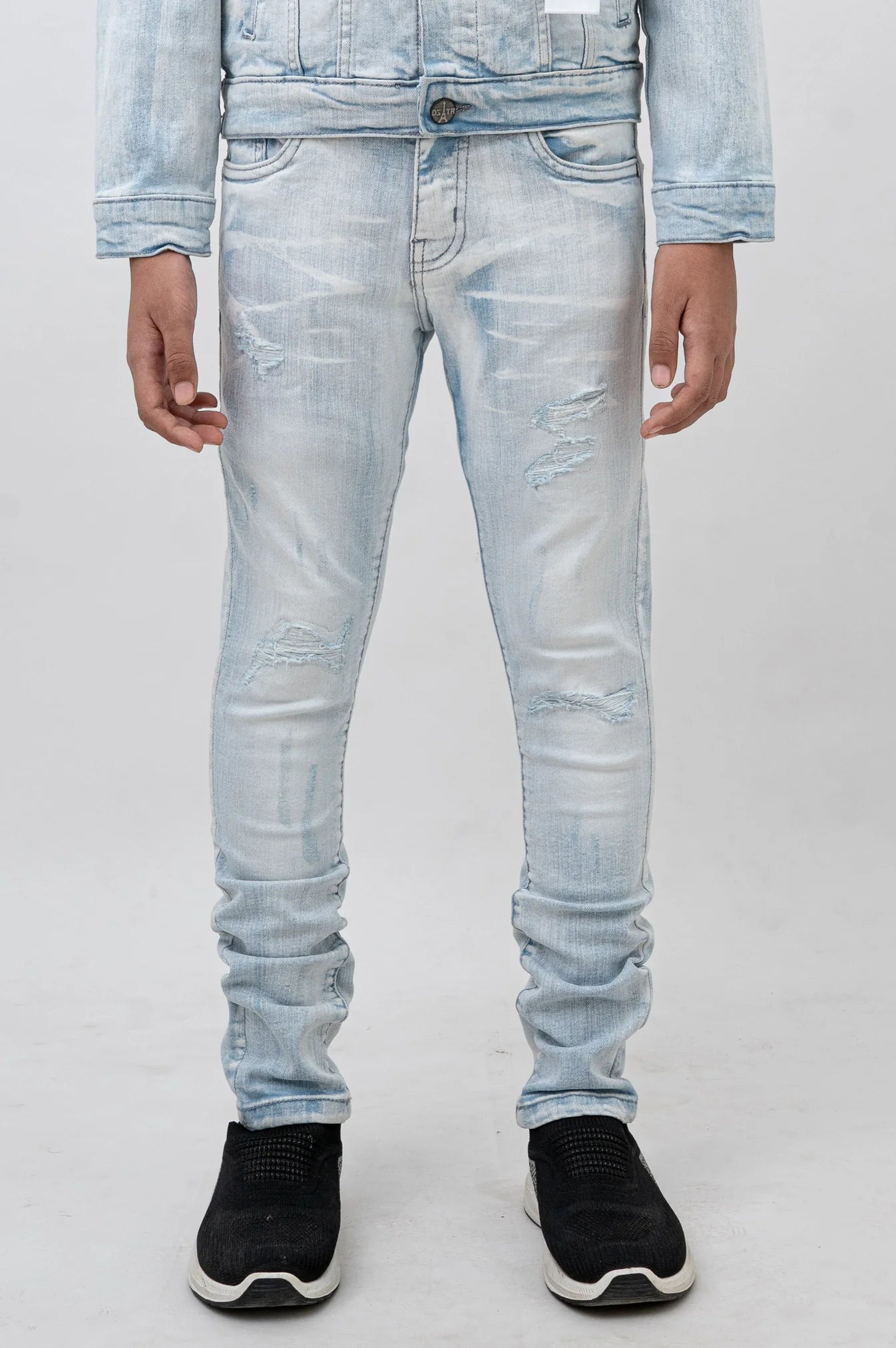 Premium Disaster Kids Denim Jeans Ice Blue -044