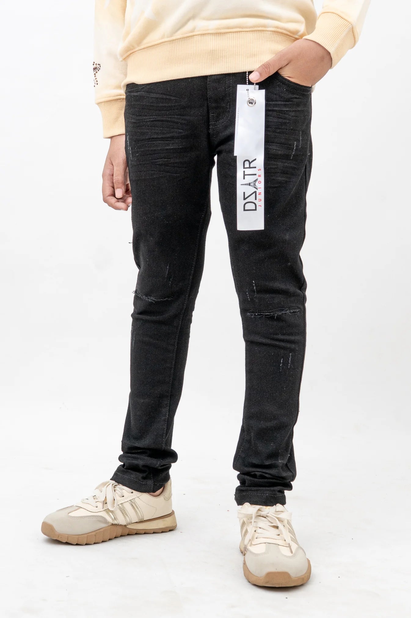Premium Disaster Kids Denim Jeans Black -005