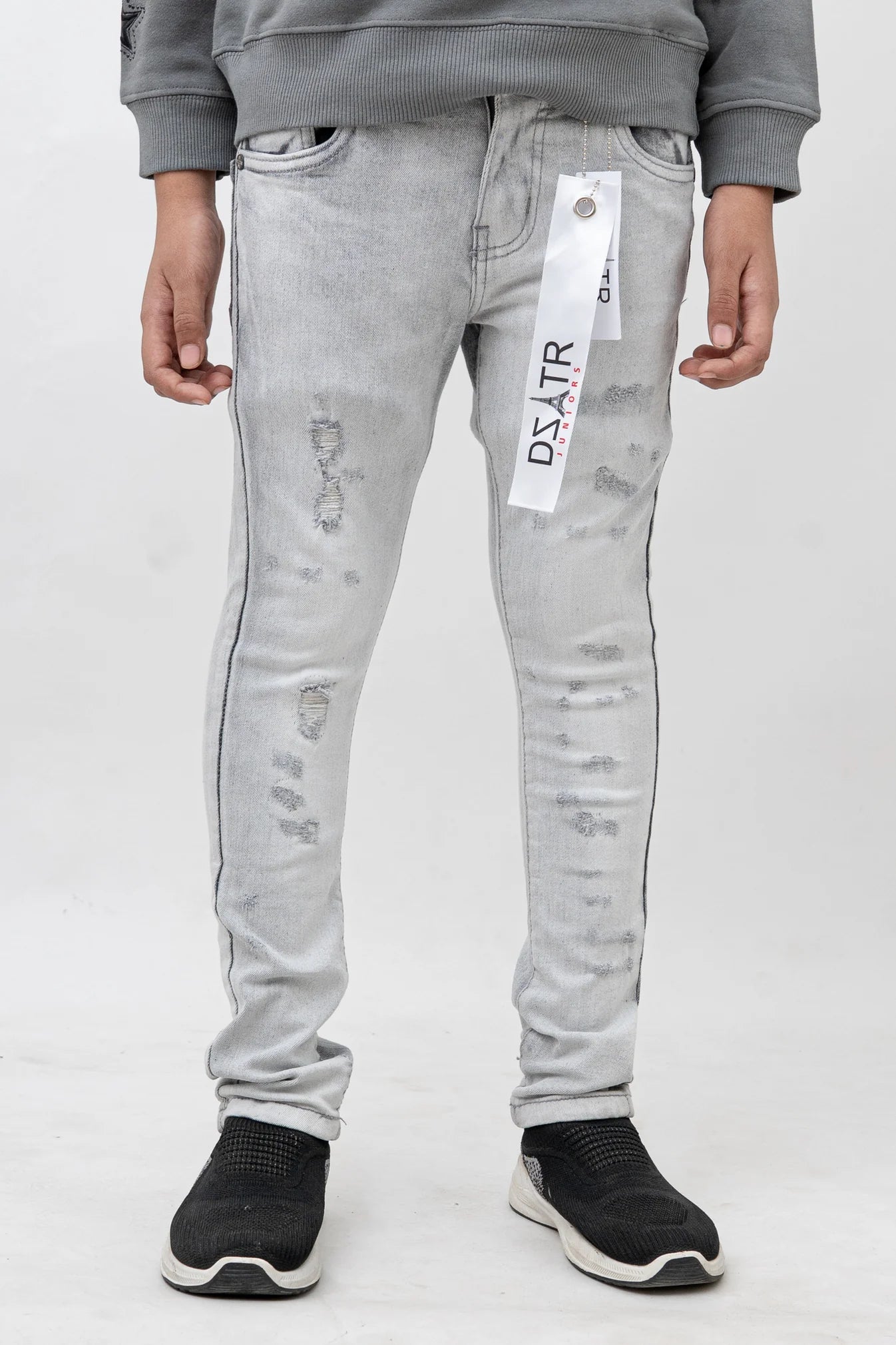 Premium Disaster Kids Denim Jeans Ice Grey -042