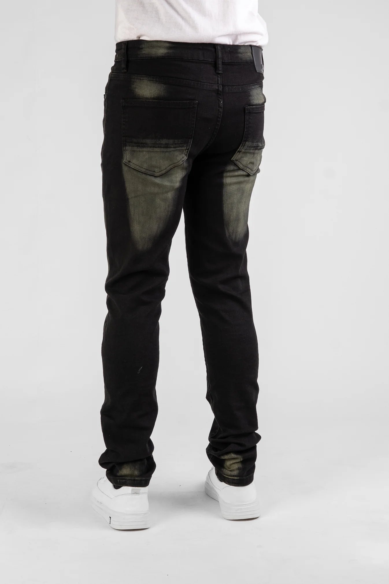 Premium Disaster Men's Classic Ultra Stretch Denim Jeans Black