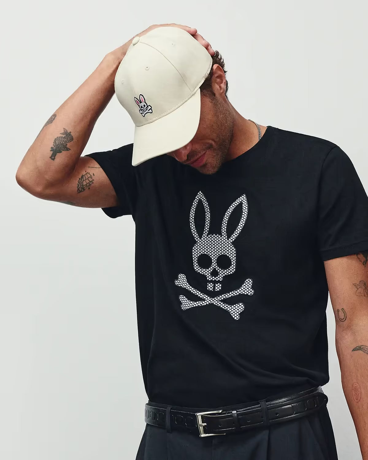 Psycho Bunny Stan Graphic Tee Black