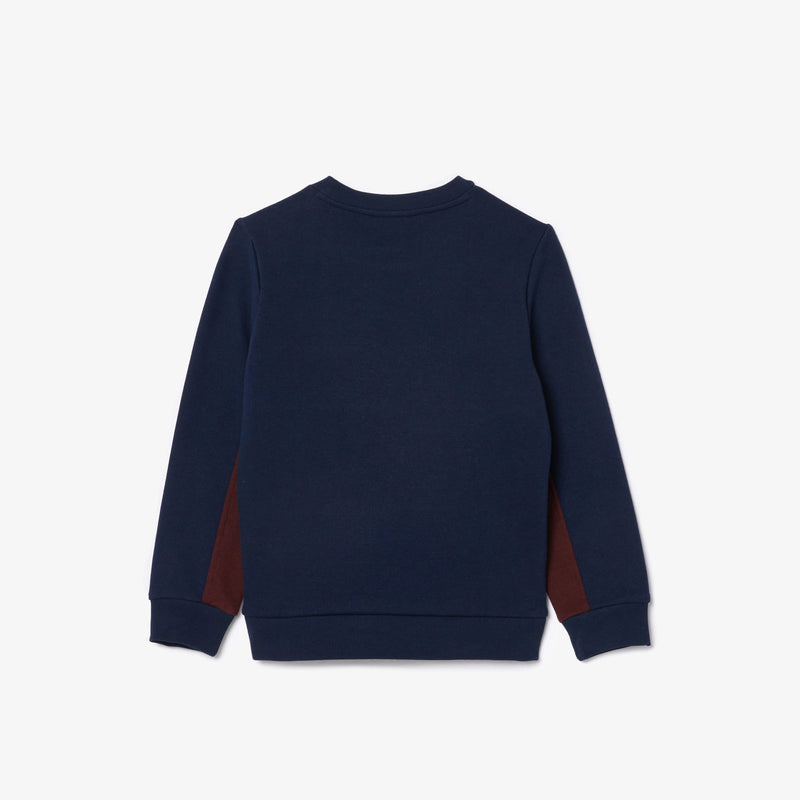 Lacoste kids Navy blue/bordeaux crewneck jogging set