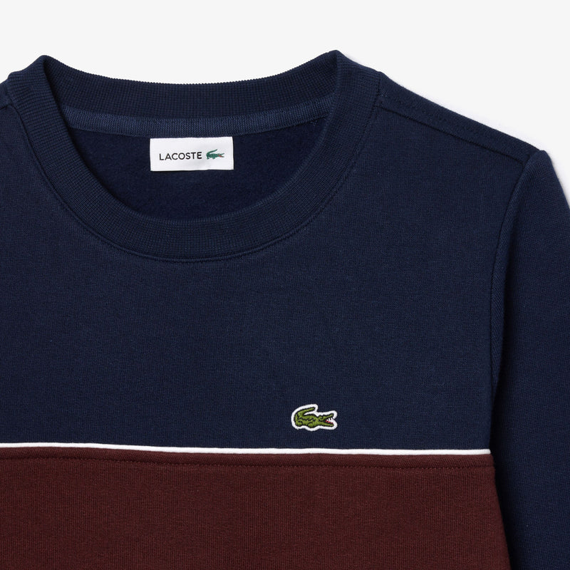 Lacoste kids Navy blue/bordeaux crewneck jogging set