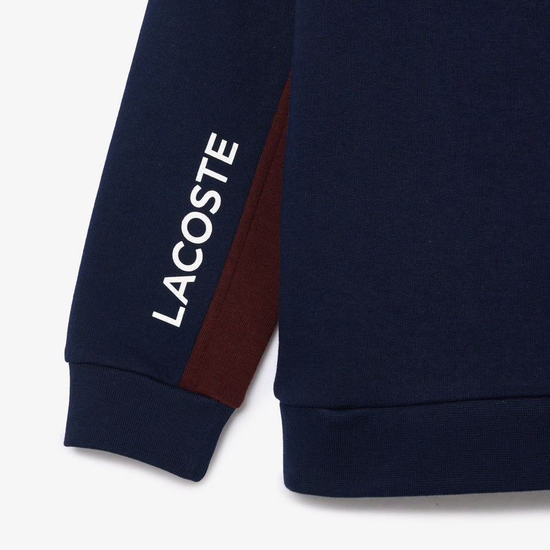 Lacoste kids Navy blue/bordeaux crewneck jogging set