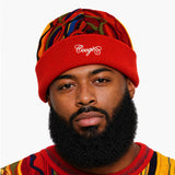 Coogi Australia Gambler Beanie Red /Gold Multi