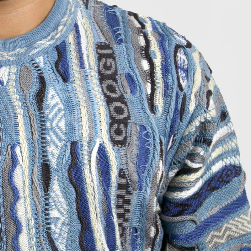Coogi Australia (blue /multi  pacific crewneck sweater)