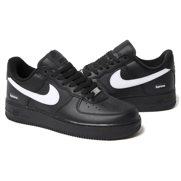 Supreme × Nike Air Force 1 Low BLACK Supreme X Air Force 1 Low 'Box Logo - Black' - Cu9225-001