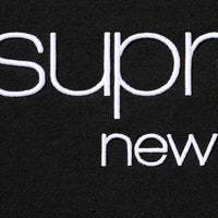 Supreme Classic Logo Hooded Sweatshirt Black
