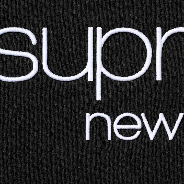 Supreme Classic Logo Hooded Sweatshirt Black