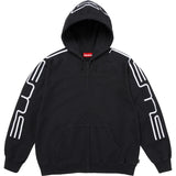 Supreme Connect Zip Up Hooded Sweatshirt Black