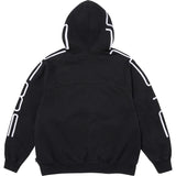 Supreme Connect Zip Up Hooded Sweatshirt Black
