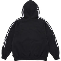 Supreme Connect Zip Up Hooded Sweatshirt Black