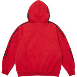 Supreme Connect Zip Up Hooded Sweatshirt Red