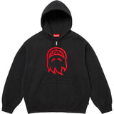 Supreme X Spitfire Zip Up Hooded Sweatshirt Black/Red