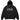 Supreme Capital Hooded Sweatshirt Black