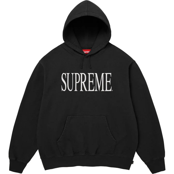 Supreme Capital Hooded Sweatshirt Black