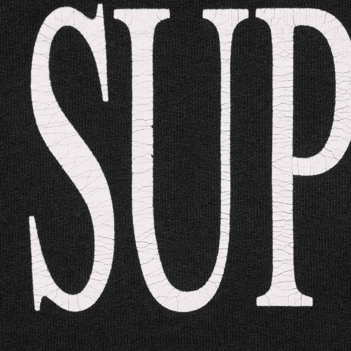 Supreme Capital Hooded Sweatshirt Black