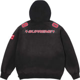 Supreme Football Jersey Hooded Sweatshirt Black