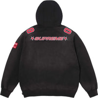 Supreme Football Jersey Hooded Sweatshirt Black