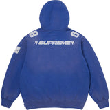 Supreme Football Jersey Hooded Sweatshirt Royal Blue