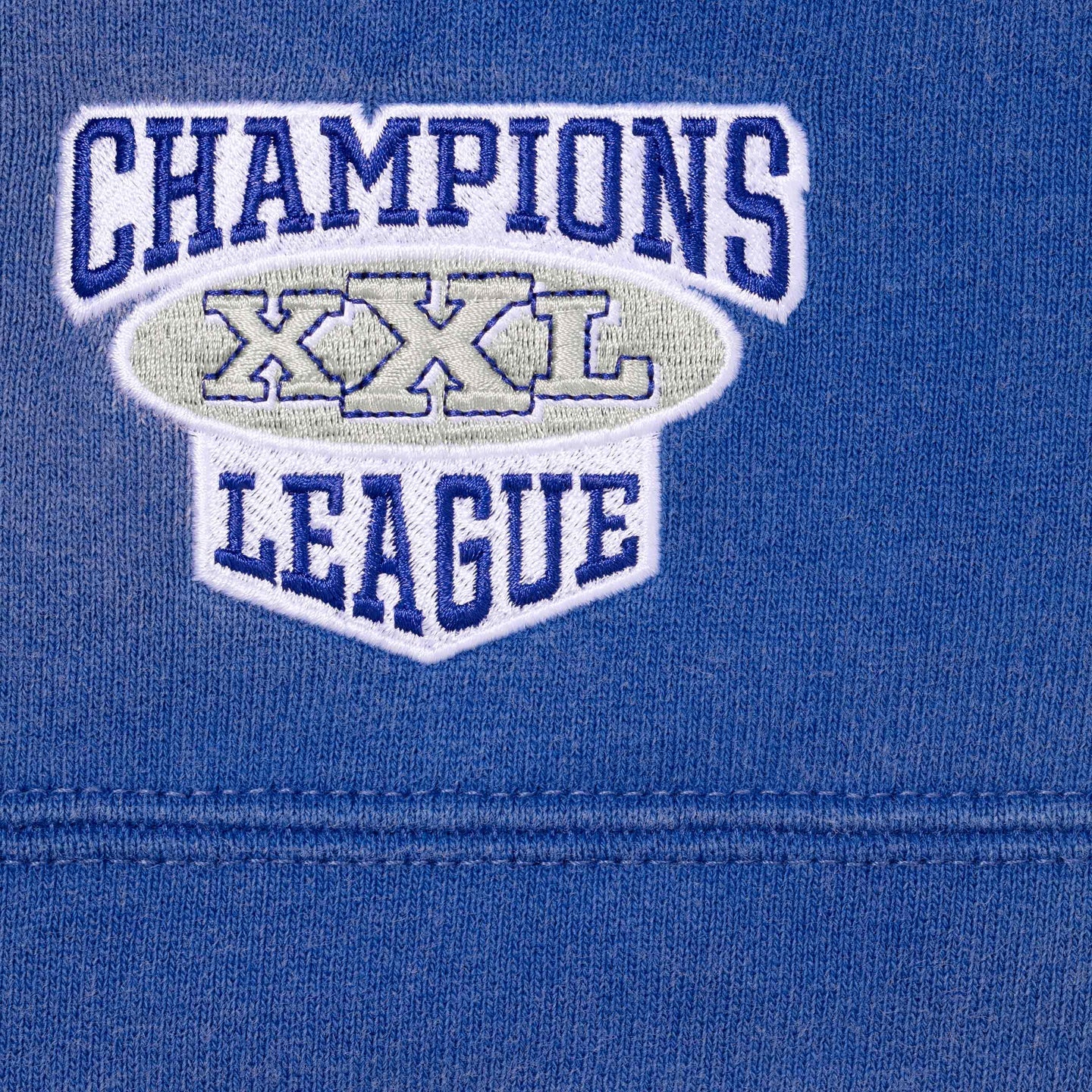 Supreme Football Jersey Hooded Sweatshirt Royal Blue