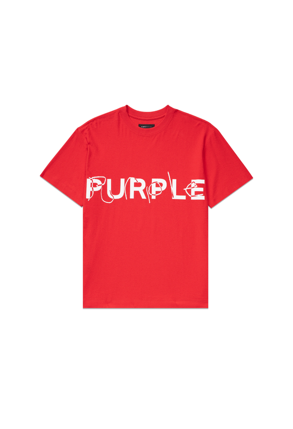 Purple brand (red textured jersey ss t-shirt)