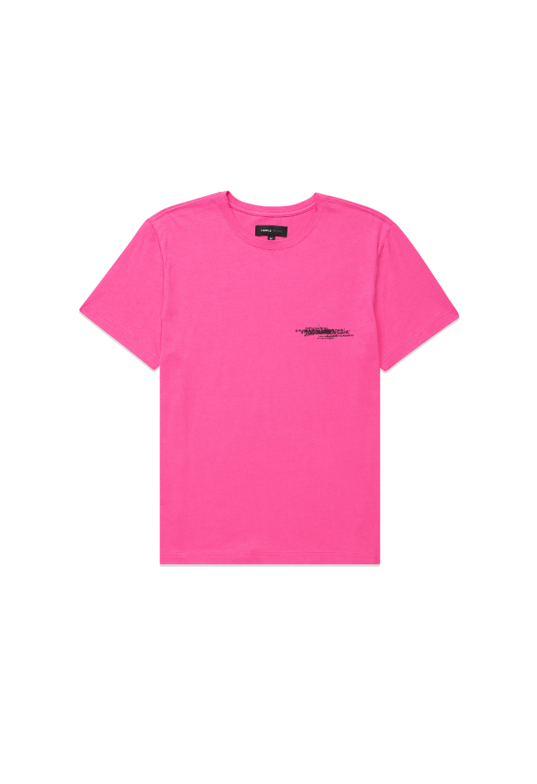 Purple brand (pink clean jersey ss t-shirt)
