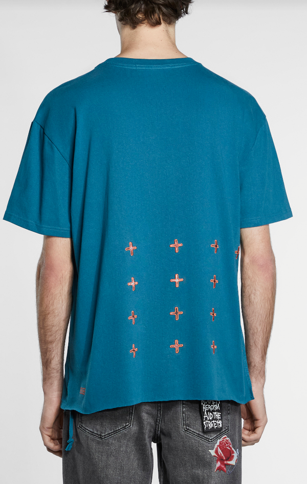 Ksubi (Teal ecology biggie ss t-shirt)