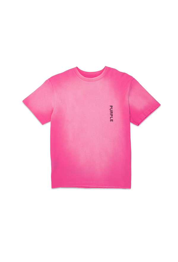 Purple brand (pink textured jersey t-shirt)