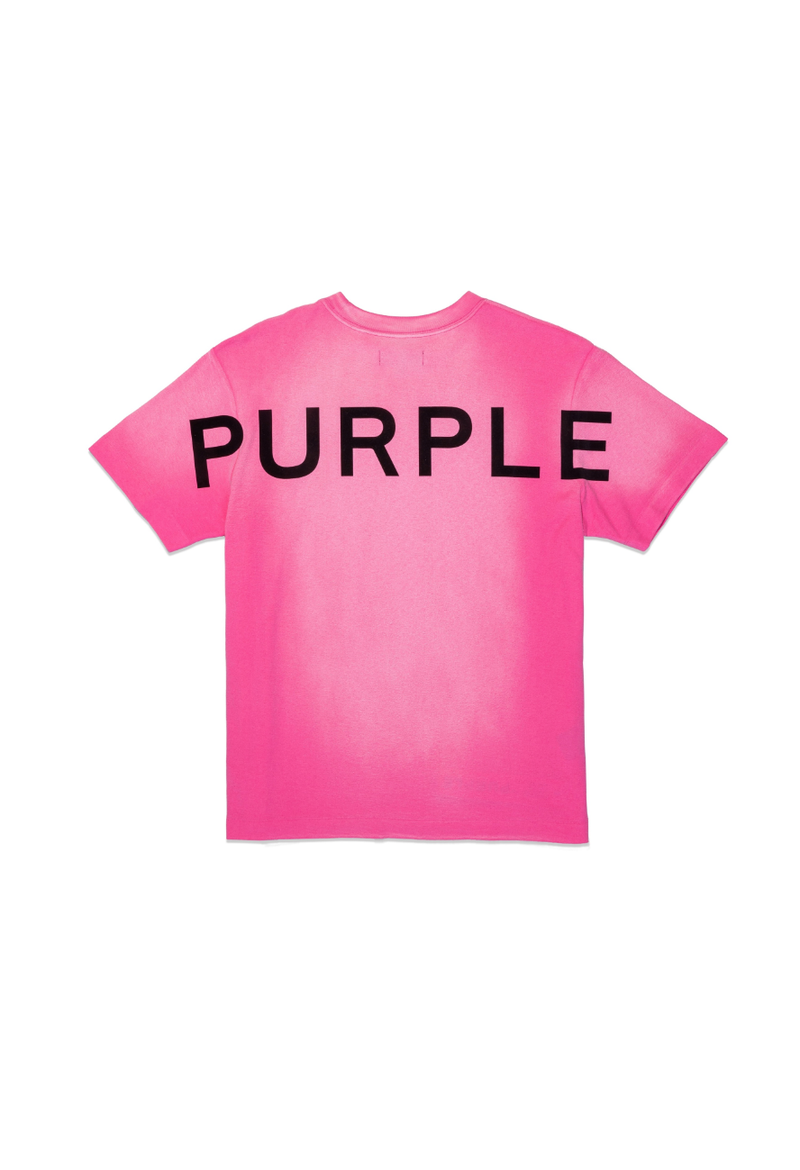 Purple-Brand T-Shirt - Textured Jersey- Neon Pink Wordmark - P104- JNP –  Vengeance78