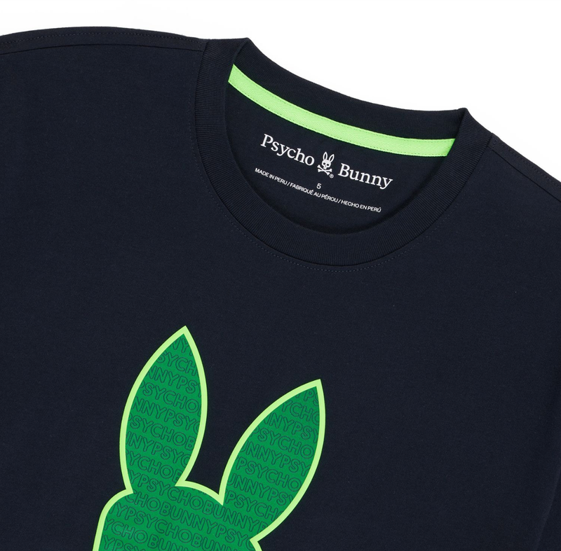 Psycho bunny (Men's navy harvey graphic t-shirt)