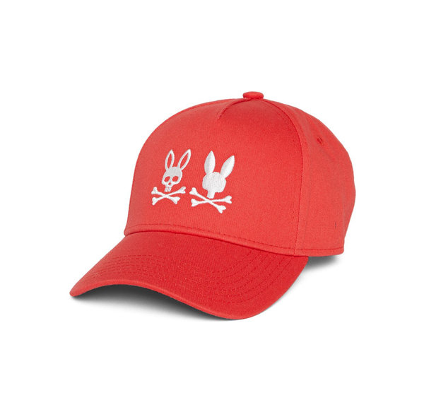 Psycho bunny (Men's chili red kingwood embroidered baseball cap)
