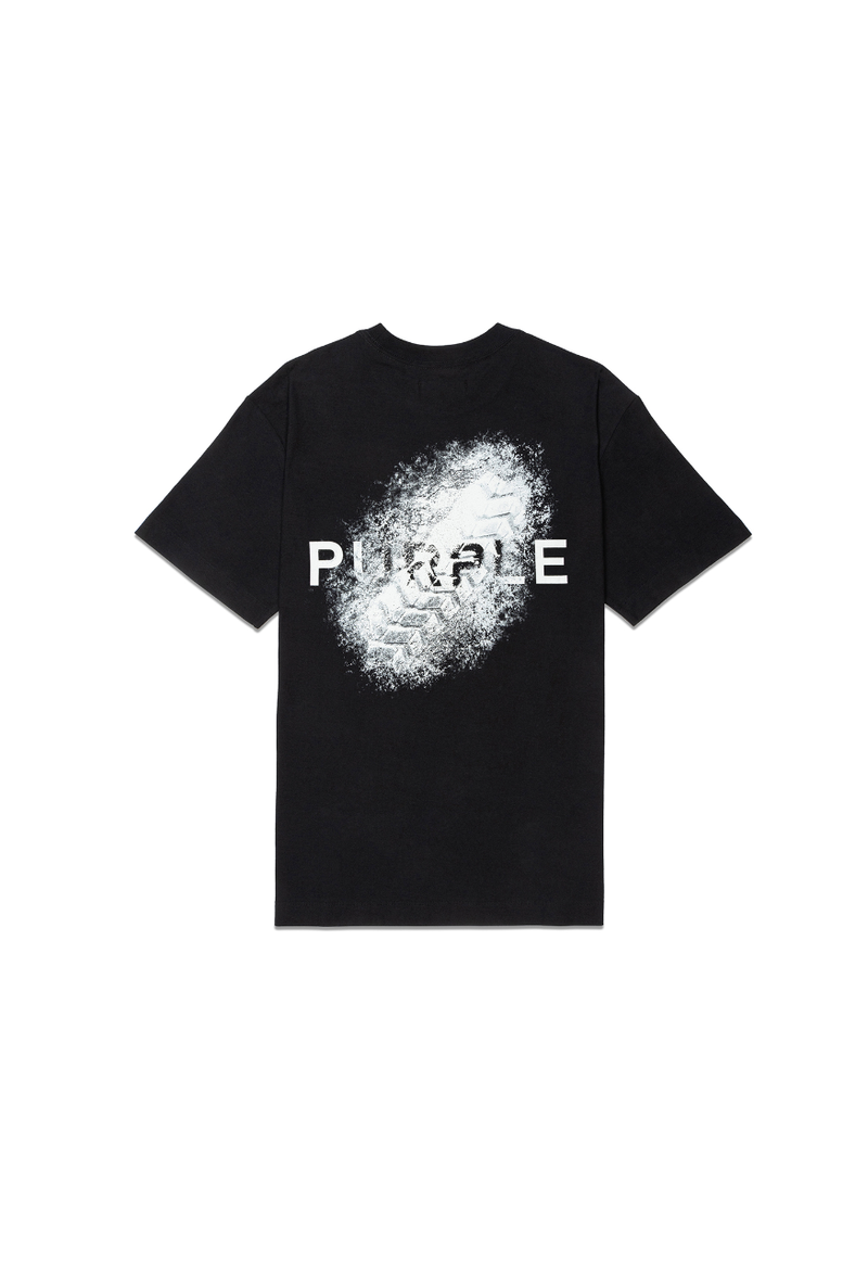 Purple brand (black textured jersey t-shirt)