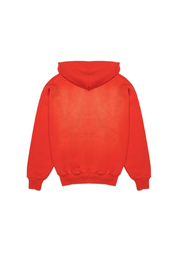 Purple brand (Red hwt fleece full zip hoodie)