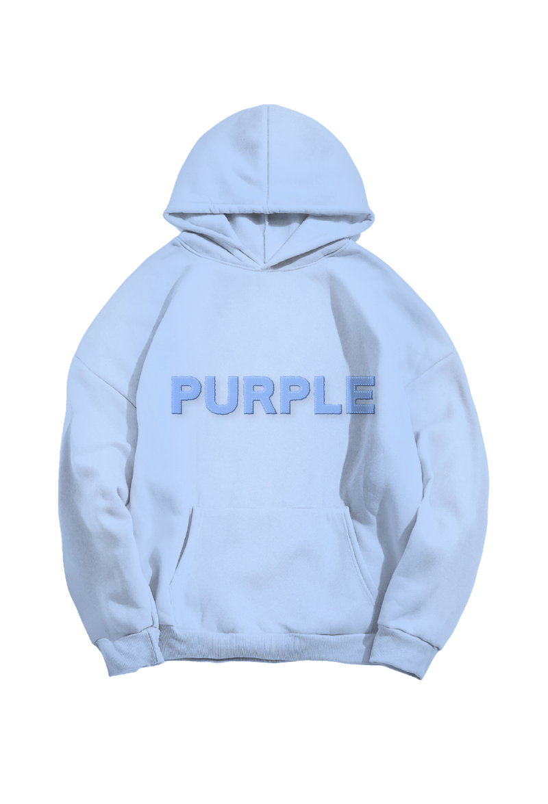 Purple brand (blue hwt fleece po hoodie)