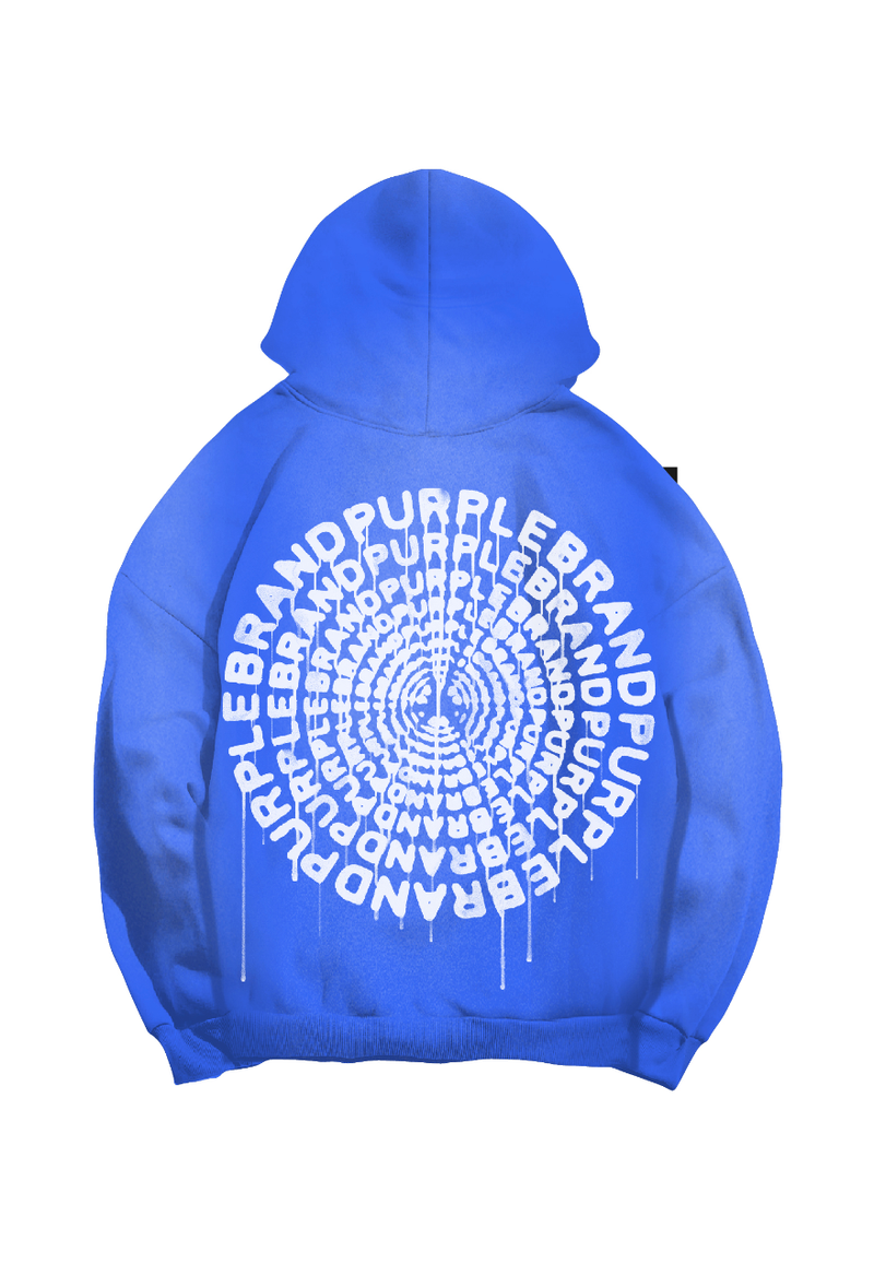 Purple brand (Royal blue hwt fleece po hoodie)