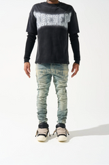 Serenede Dynasty Jeans Mid Blue Vintage Wash