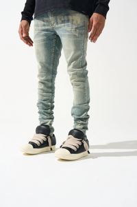 Serenede Dynasty Jeans Mid Blue Vintage Wash